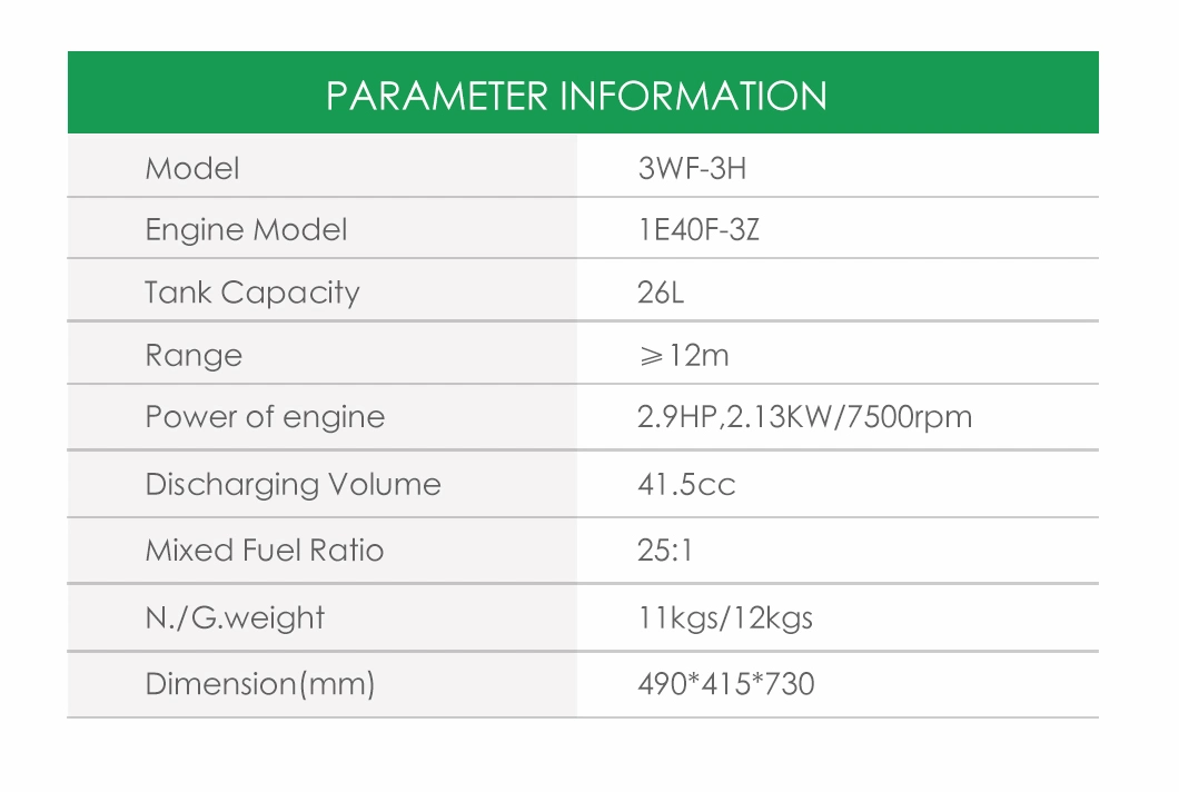 Knapsack Backpack Mist Duster and Duster Machine Mist Blower Mistblower Sprayer 26L /Backpack Agricultural Power Sprayer Gasoline Engine Garden Sprayer