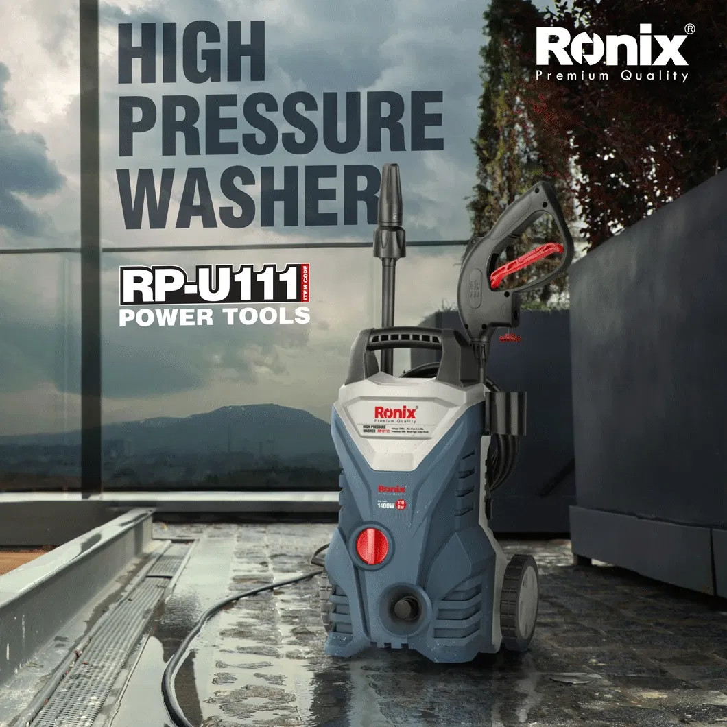 Ronix RP-U111 110bar Industrial Car Wash Machine Powerful Electric High Pressure Car Washer